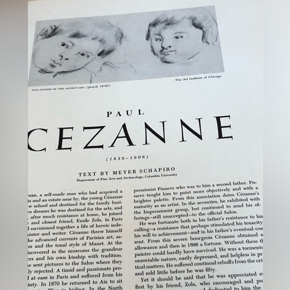 Cezanne, 16 set Colourful Prints, Abrams Art Book - Picture 4 of 6